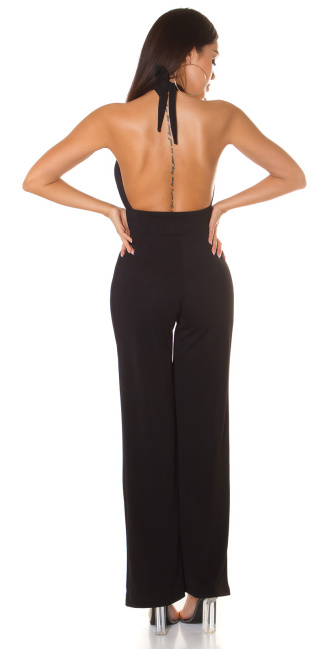 HOT "Party-Night" jumpsuit to tie Black